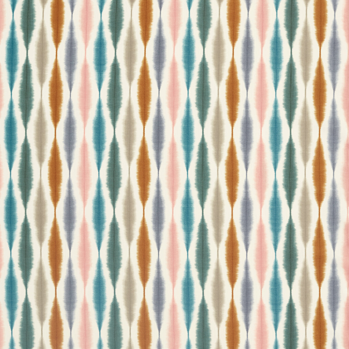 SCION NJAP120756.SCN.0 USUKO OLIVE/GINGER/TEAL Fabric - Eade's Wallpaper