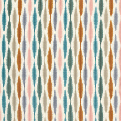 SCION NJAP120756.SCN.0 USUKO OLIVE/GINGER/TEAL Fabric - Eade's Wallpaper