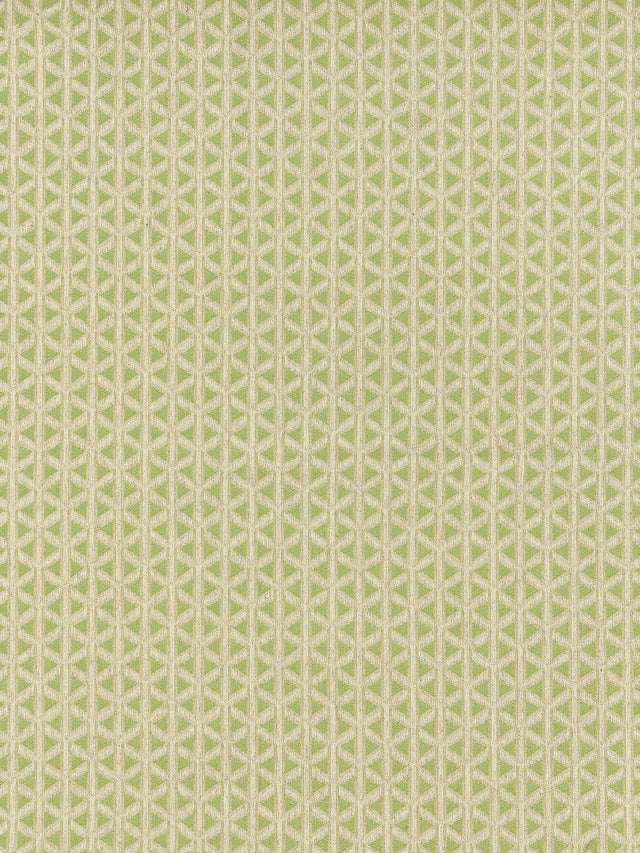 Scalamandre NK 0003CROS SPRING GREEN CROSS CHANNEL Fabric - Eade's Wallpaper