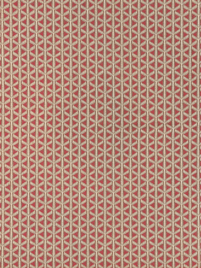 Scalamandre NK 0005CROS ROUGE CROSS CHANNEL Fabric - Eade's Wallpaper