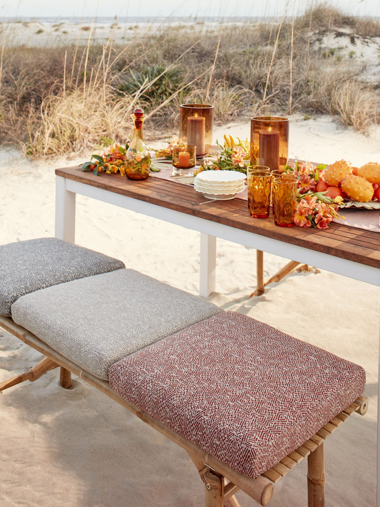 Scalamandre NK 0008CALE WHITE SAND LA CALETA Fabric - Eade's Wallpaper