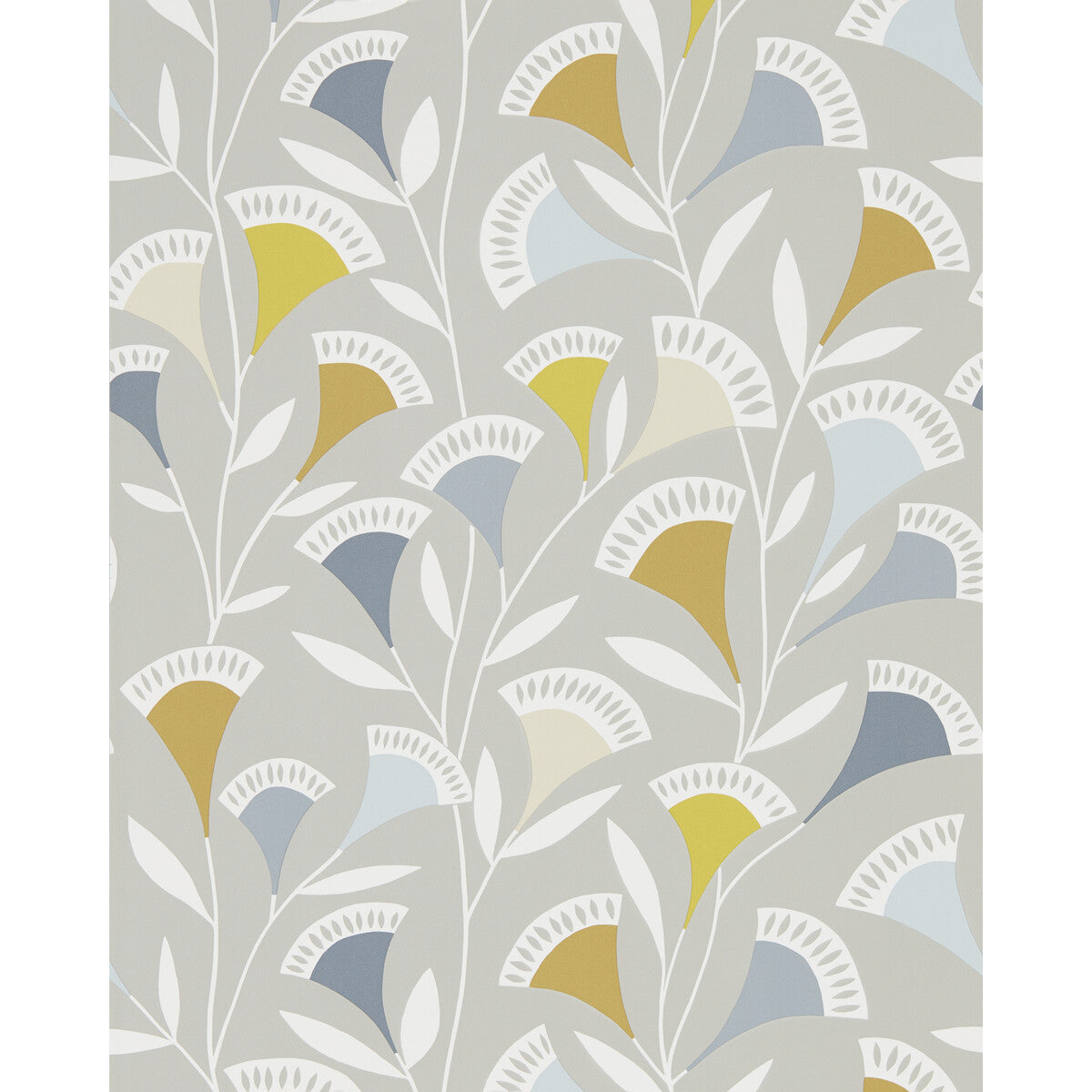 SCION NNOU111549.SCN.0 NOUKKU WP DANDELION/BUTTERSCOTCH/CHARCOAL Wallpaper - Eade's Wallpaper