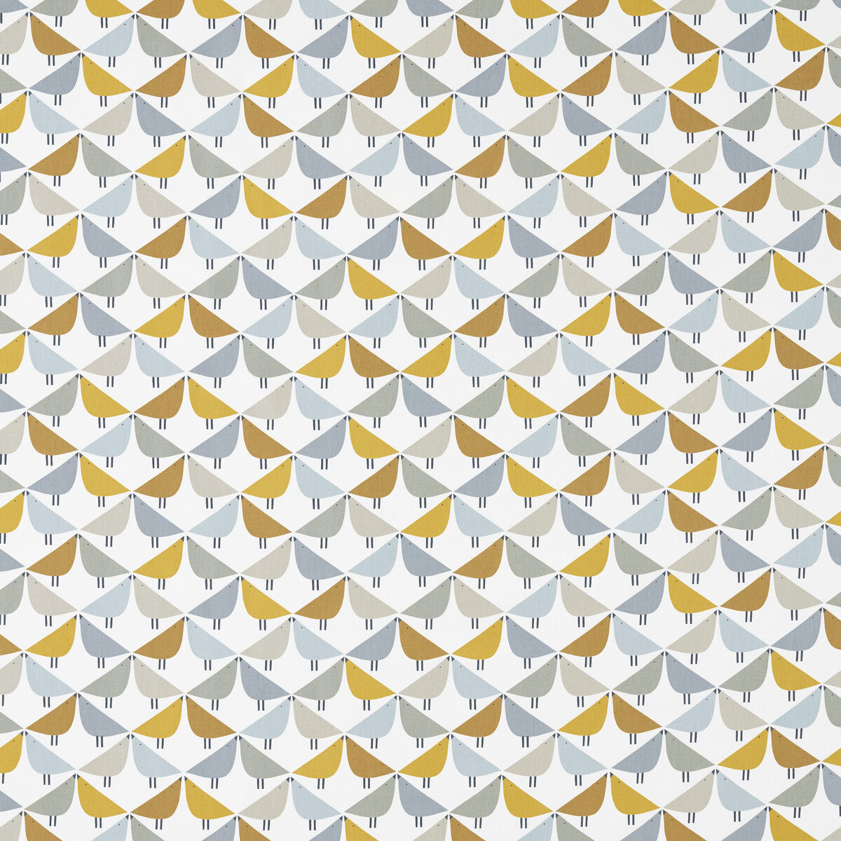 SCION NNOU120586.SCN.0 LINTU DANDELION/BUTTERSCOTCH/PEBBLE Fabric - Eade's Wallpaper