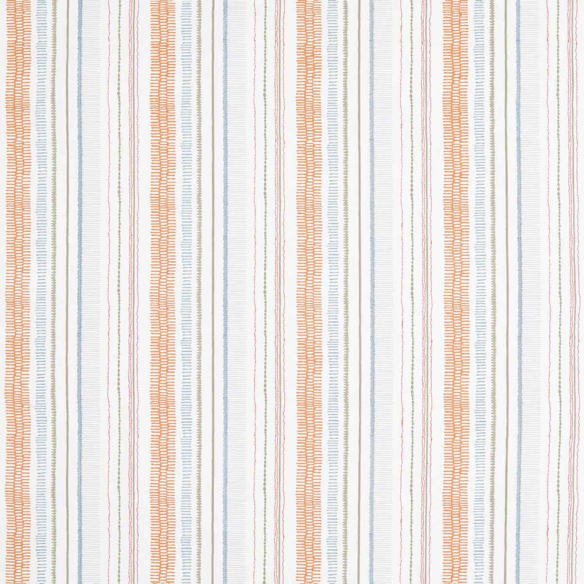 SCION NNOU132153.SCN.0 NOKI SATSUMA/SKY/PEBBLE Fabric - Eade's Wallpaper