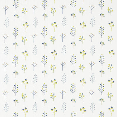 SCION NNOU132155.SCN.0 MUKULA GECKO/CITRUS/PACIFIC Fabric - Eade's Wallpaper