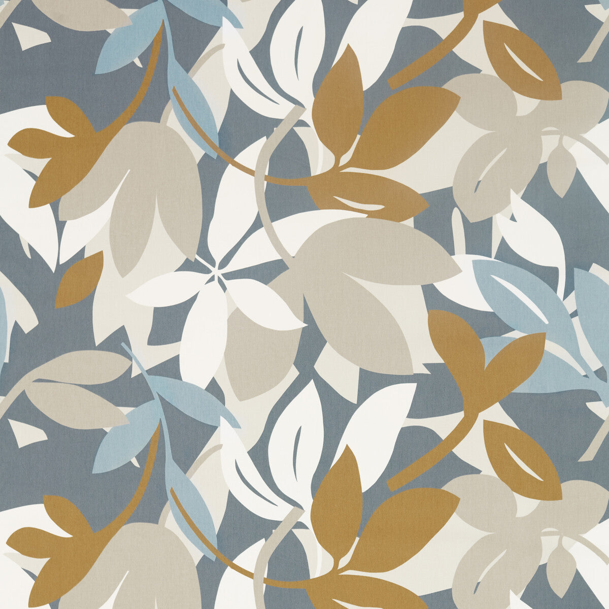 SCION NNUE120725.SCN.0 BAJA CINNAMON/SLATE/CHARCOAL Fabric - Eade's Wallpaper