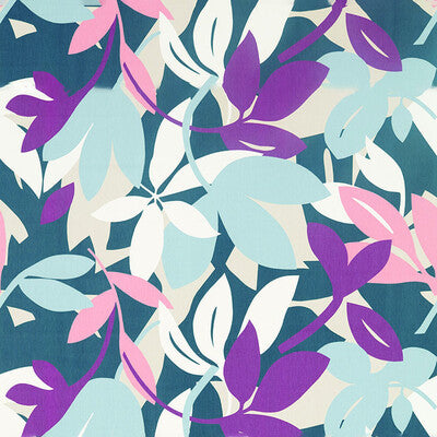 SCION NNUE120726.SCN.0 BAJA GRAPE/BLUSH/INDIGO Fabric - Eade's Wallpaper