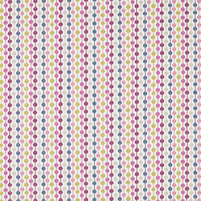 SCION NPED132427.SCN.0 PAIKKA BILBERRY/RHUBARB/INDIGO Fabric - Eade's Wallpaper