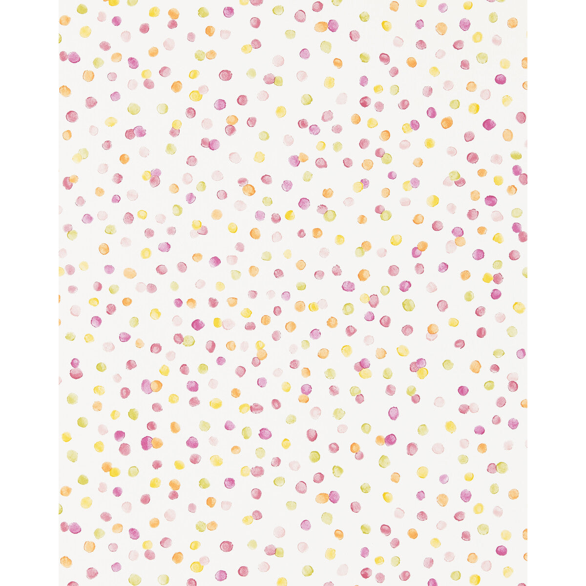 SCION NSCK111284.SCN.0 LOTS OF DOTS BLANCMANGE/RASPBERRY/CITRUS Wallpaper - Eade's Wallpaper