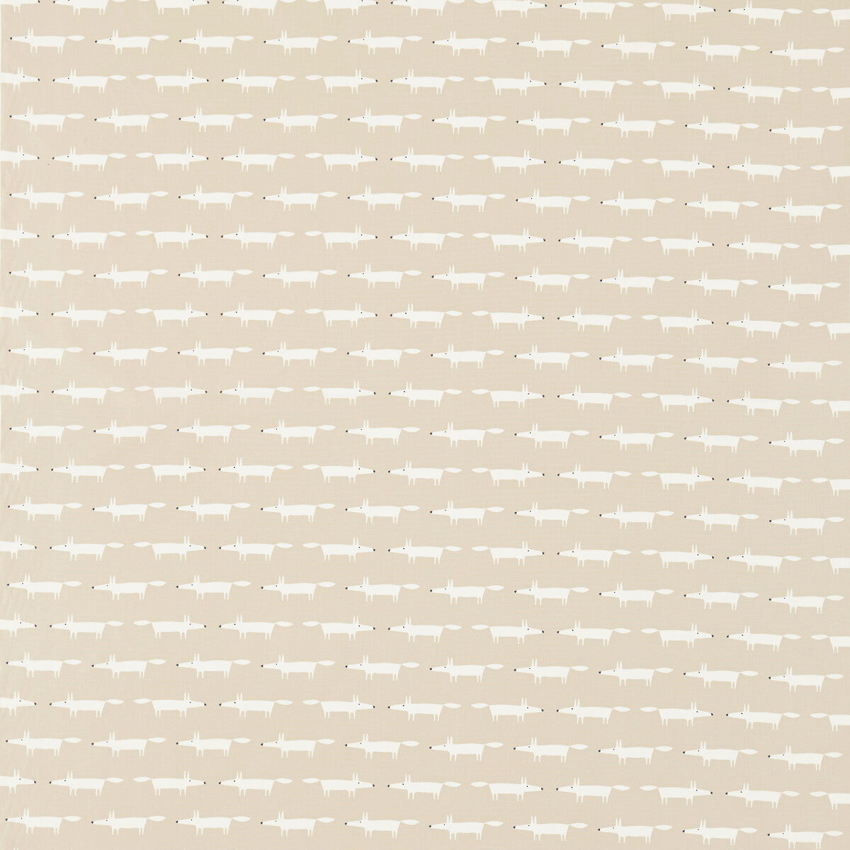 SCION NSCK120463.SCN.0 LITTLE FOX SNOW Fabric - Eade's Wallpaper