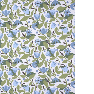 SCION DANCING DAISIES WP NSCW113284.SCN.0 in CORNFLOWER Wall