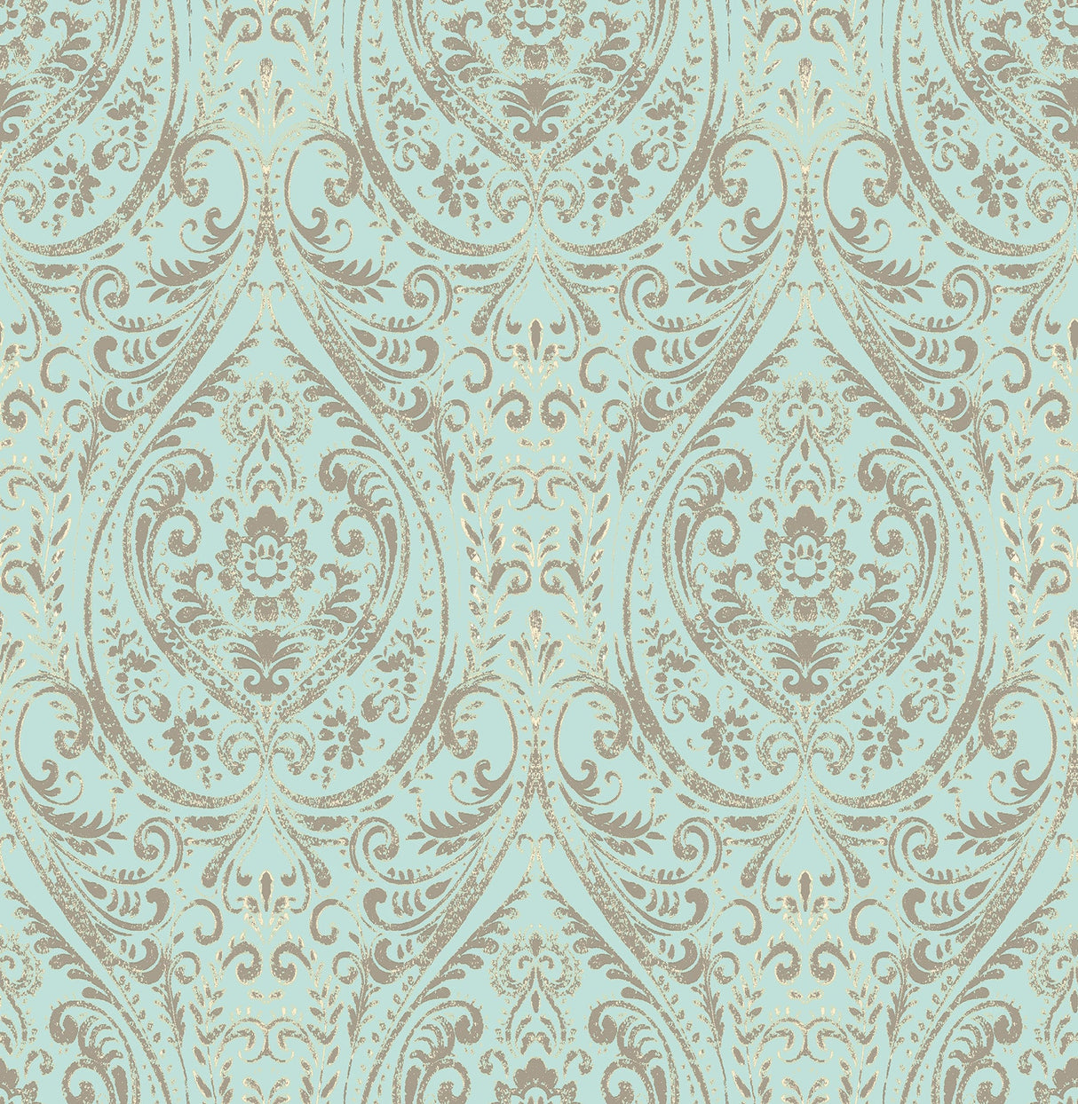 NuWallpaper NU2079 Nomad Damask Peel & Stick Wallpaper
