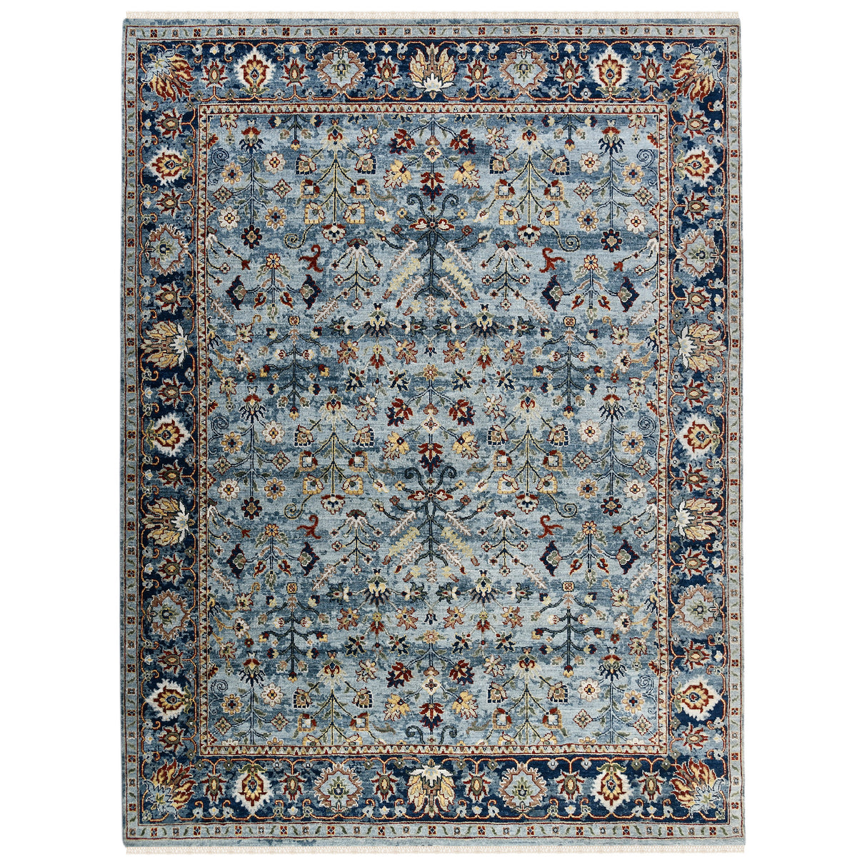 Amer Rugs NUI-60 Nuit Arabe Classic Bordered /Indigo Area Rug