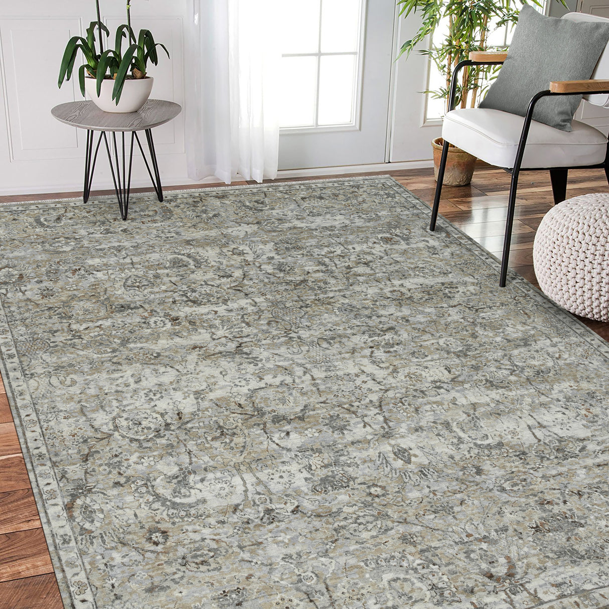 Amer Rugs NUI-88 Nuit Arabe Classic Bordered Area Rug
