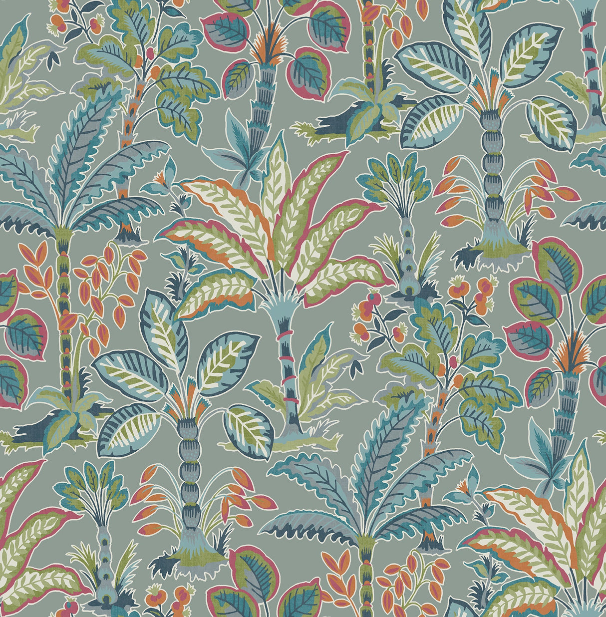 NuWallpaper NUS4003 Grey Kapok Peel & Stick Wallpaper