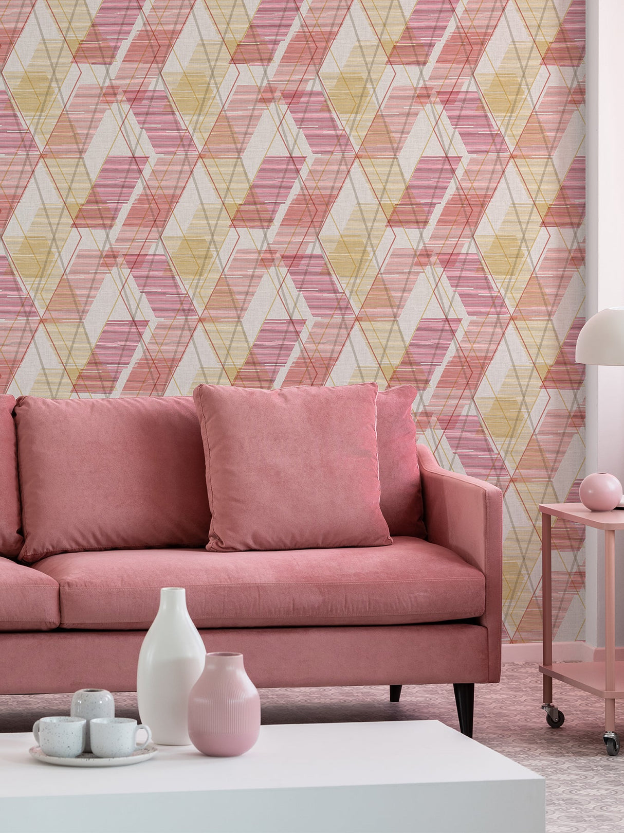 NuWallpaper NUS4374 Coral Wallis Peel & Stick Wallpaper