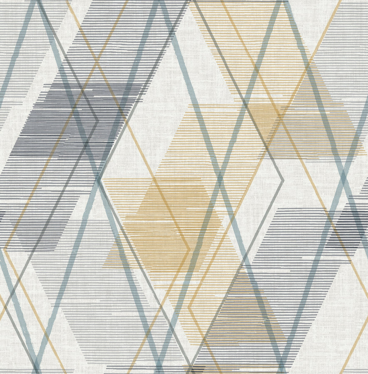 NuWallpaper NUS4375 Ochre Wallis Peel & Stick Wallpaper