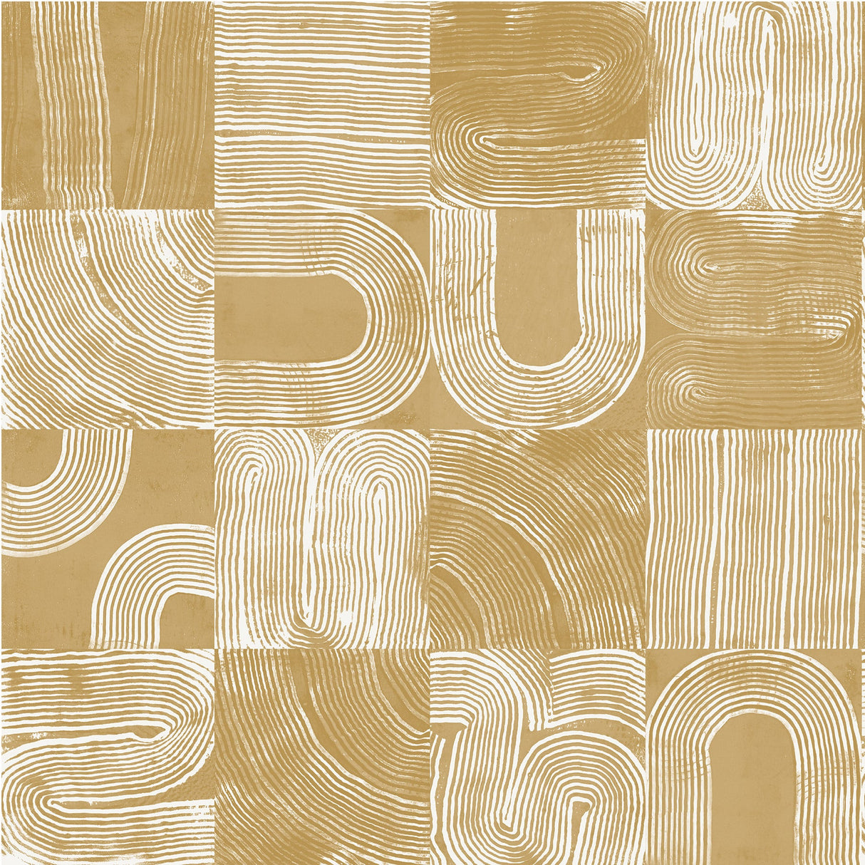 NuWallpaper NUS4631 Yellow Vaughn Geometric Peel & Stick Wallpaper