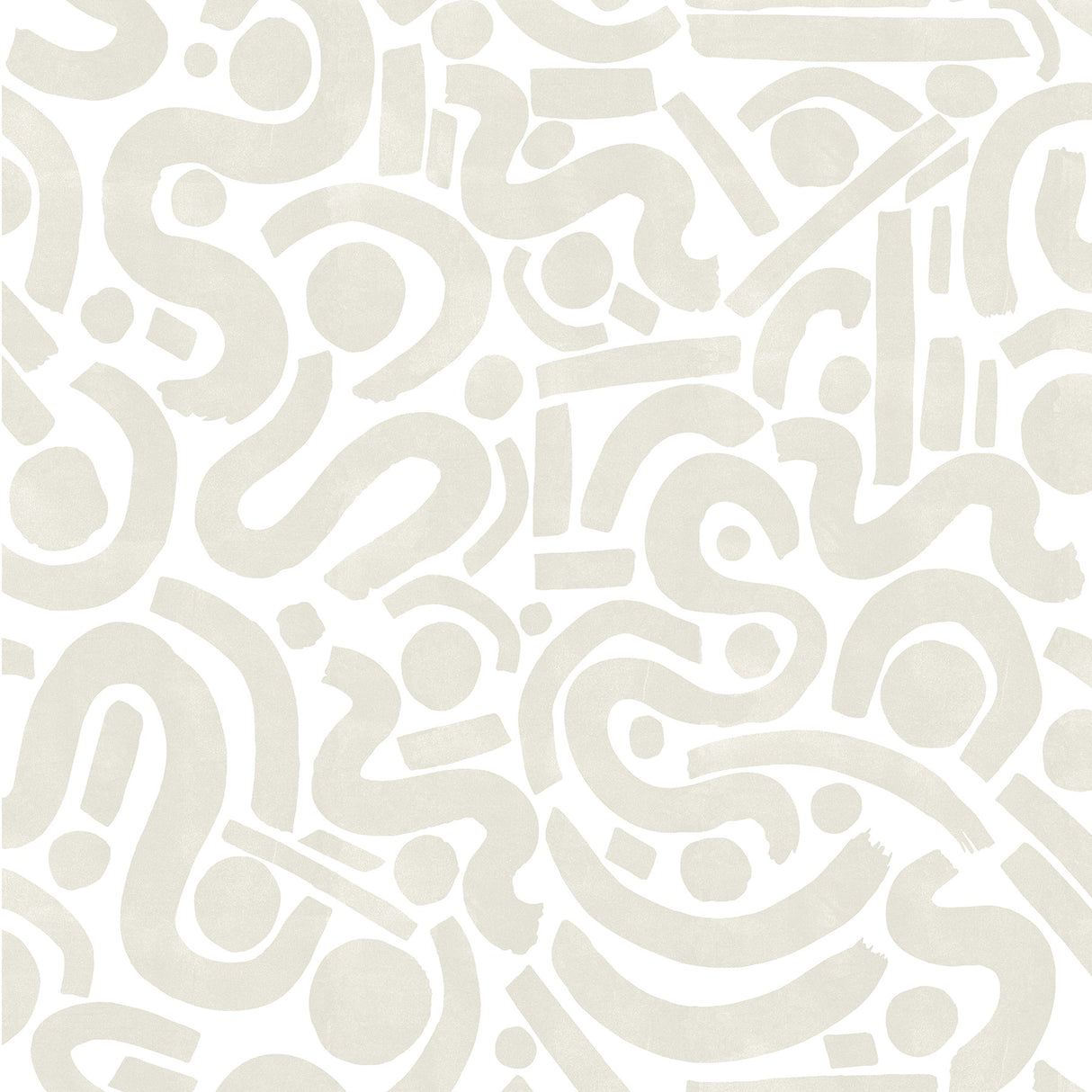 NuWallpaper NUS4636 Taupe Edie Geometric Peel & Stick Wallpaper