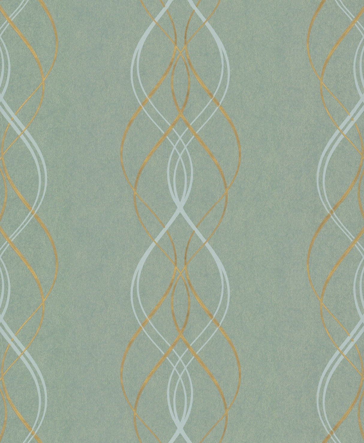 York NW3551 Aurora Blue & Gold Wallpaper