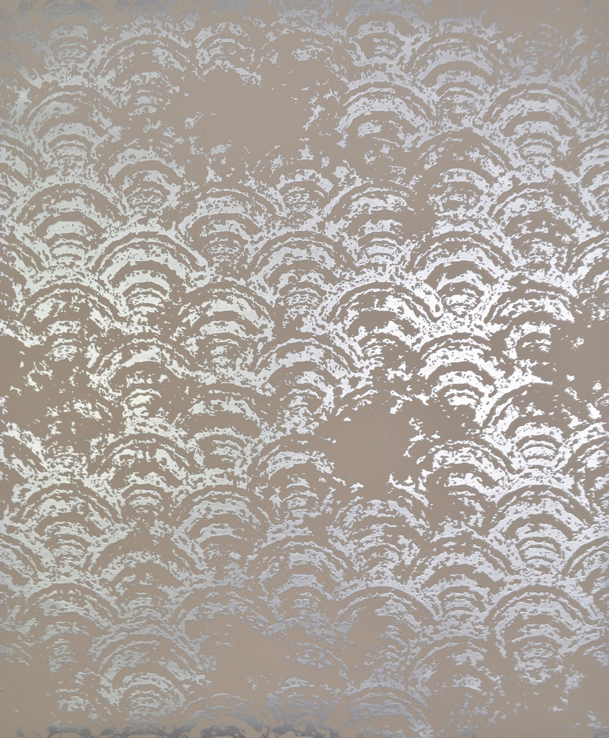 York NW3599 Eclipse Khaki & Silver Wallpaper