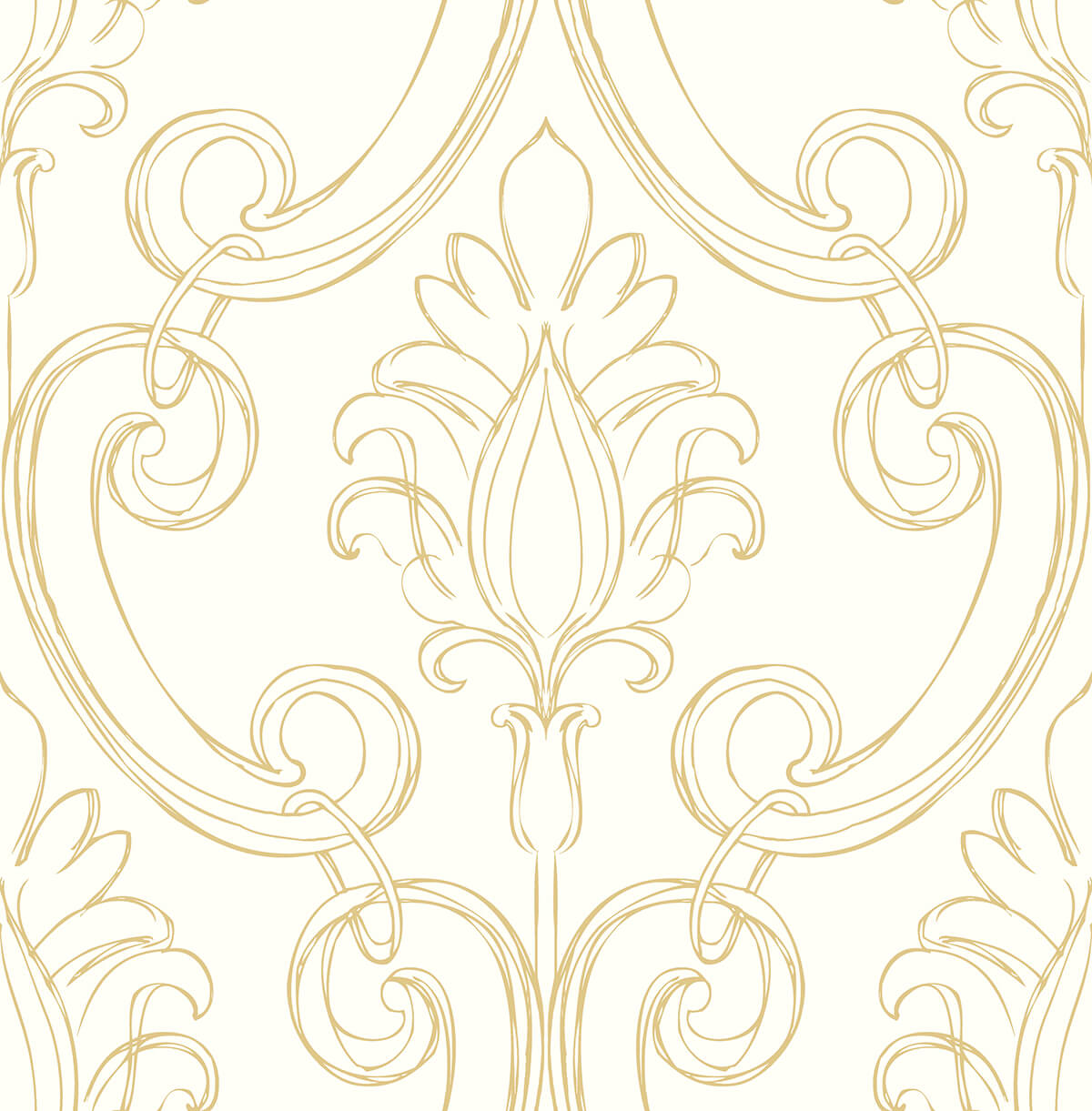 NextWall NW39405 Sketched Damask