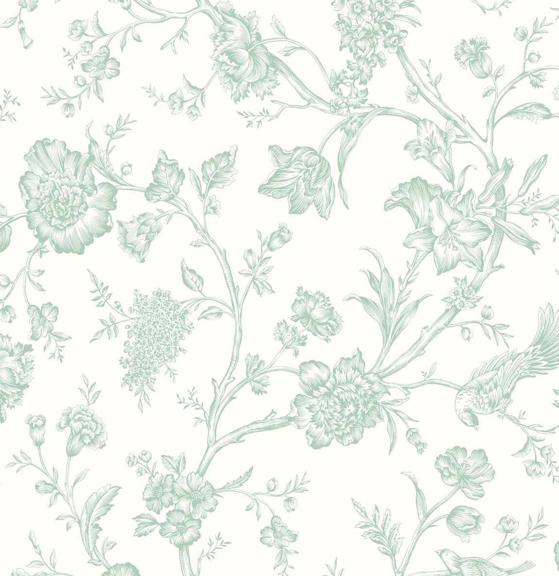 NextWall NW43404 Jasmine Chinoiserie