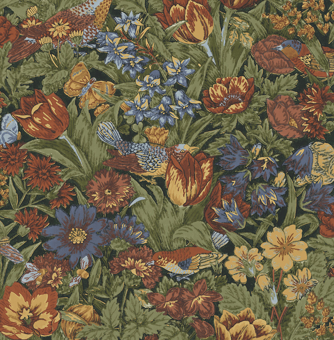 NextWall NW46005 Bird Floral