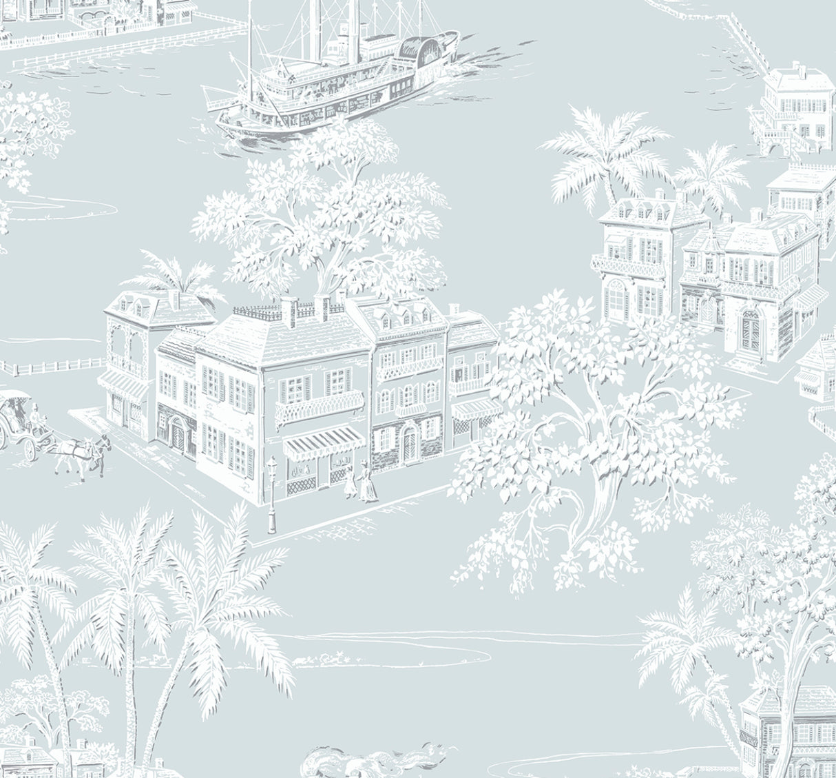 NextWall NW53702 Coastline Toile