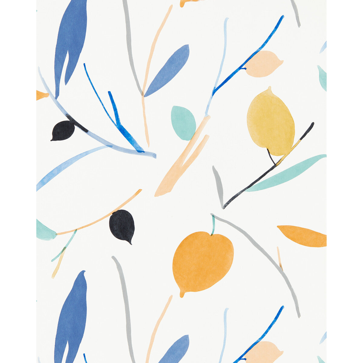 SCION NZAW111995.SCN.0 OXALIS WP PAPAYA/HONEY Wallpaper - Eade's Wallpaper