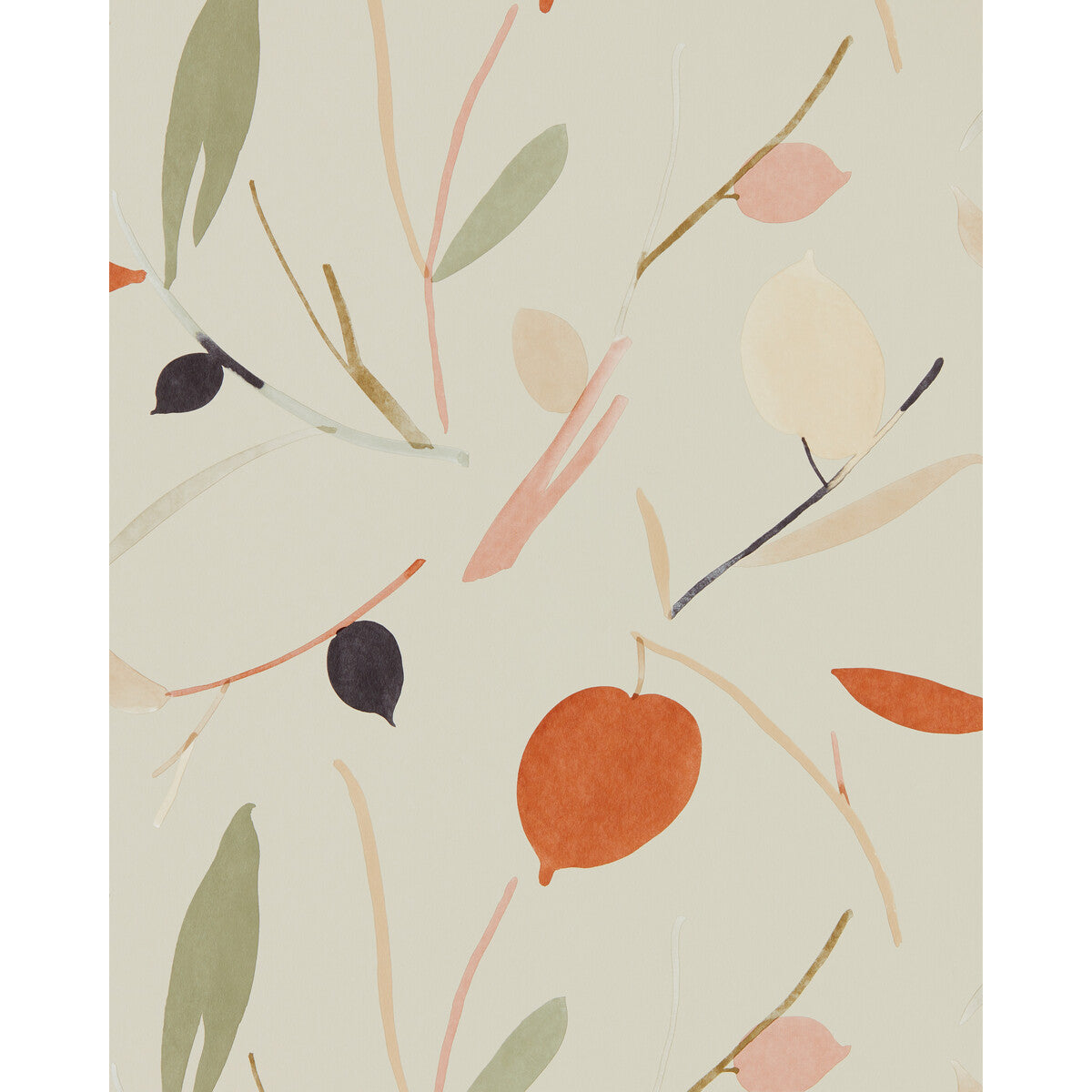 SCION NZAW111996.SCN.0 OXALIS WP SPICE/RAFFIA Wallpaper - Eade's Wallpaper