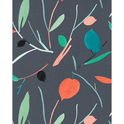 SCION NZAW111997.SCN.0 OXALIS WP PIMENTO/MARINE Wallpaper - Eade's Wallpaper