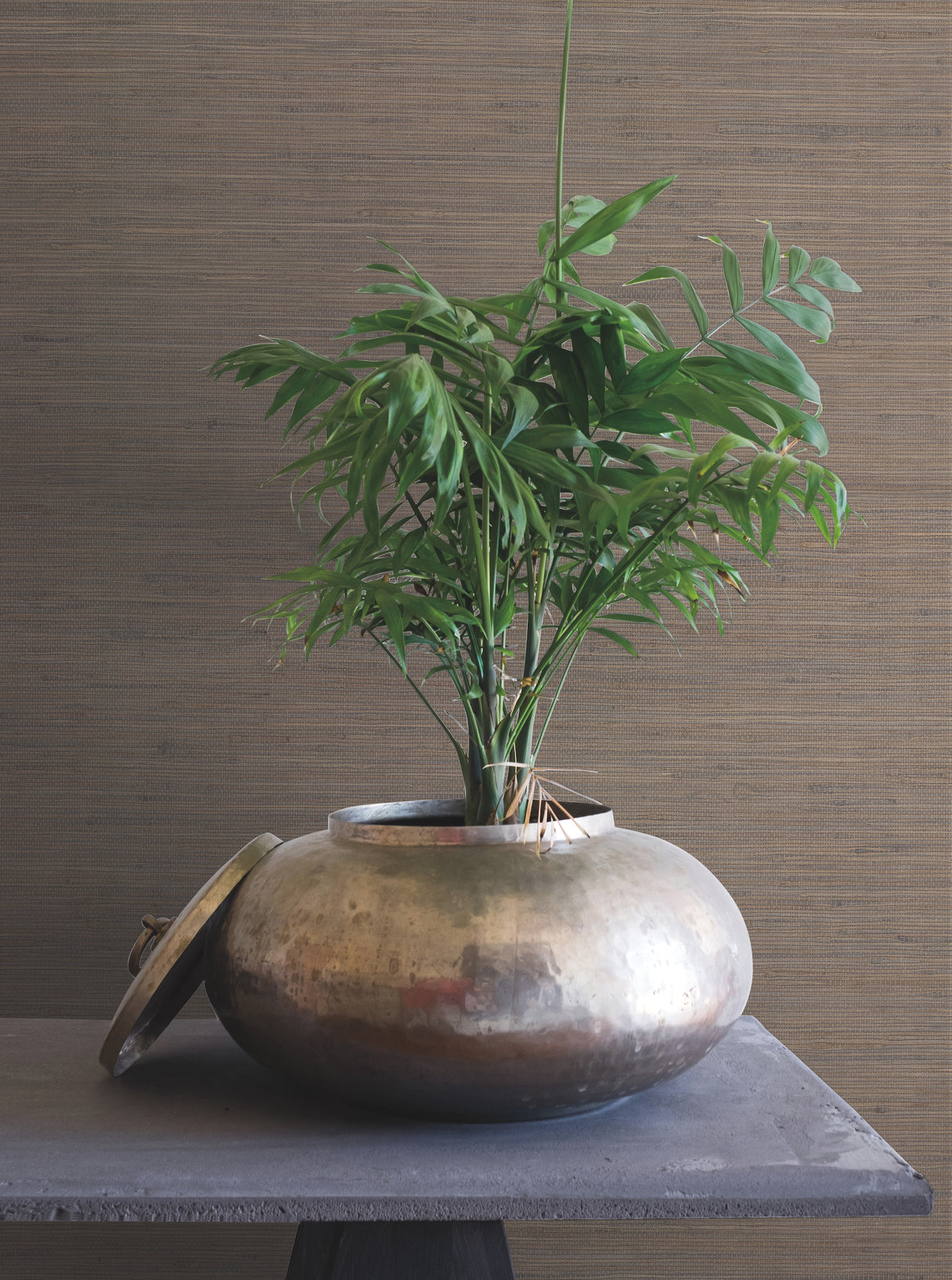 York OG0516 Threaded Jute Brown Wallpaper