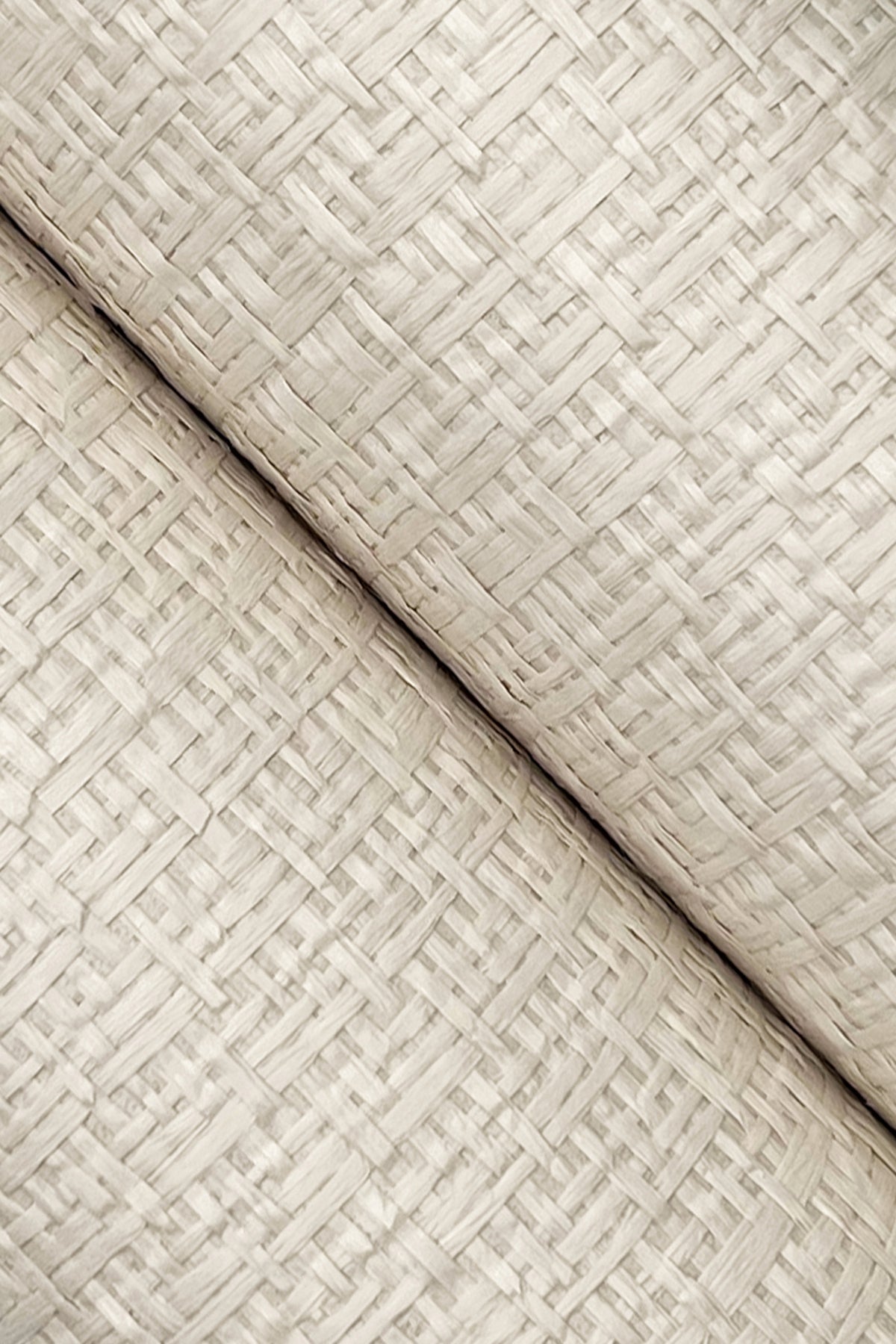 York OG0526GV Tatami Weave Natural Cream Wallpaper