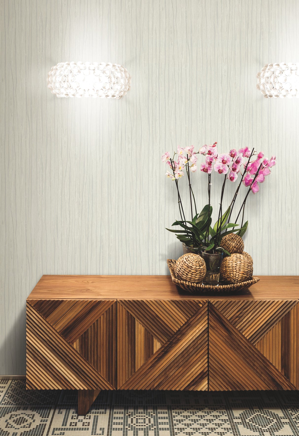 York OG0542 Temperate Veil Light Grey Wallpaper