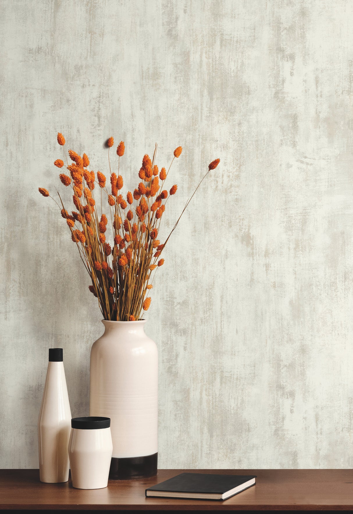 York OG0576 Concrete Patina White & Neutral Wallpaper