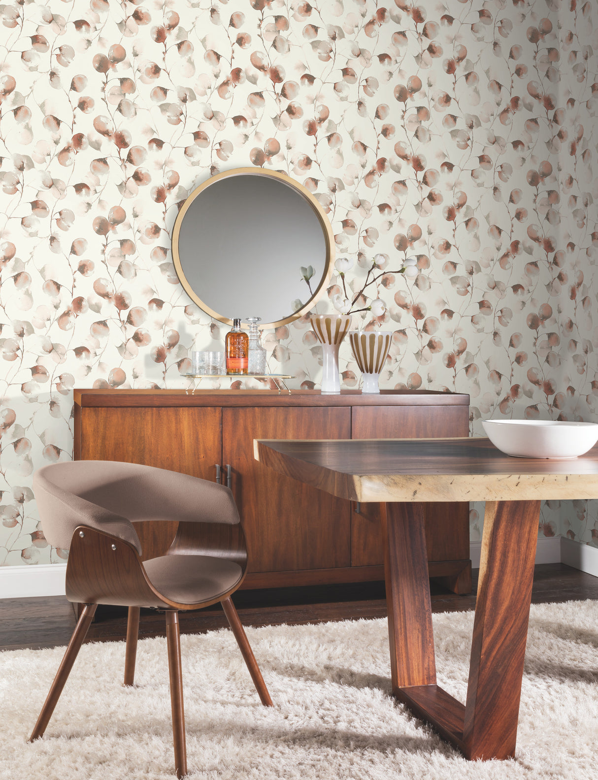 York OG0591 Eucalyptus Rust Wallpaper
