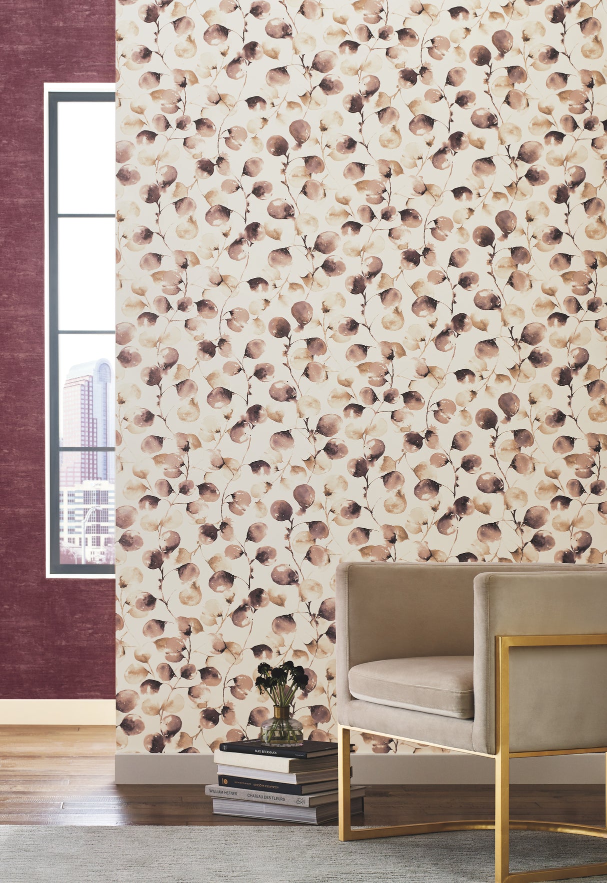 York OG0591 Eucalyptus Rust Wallpaper