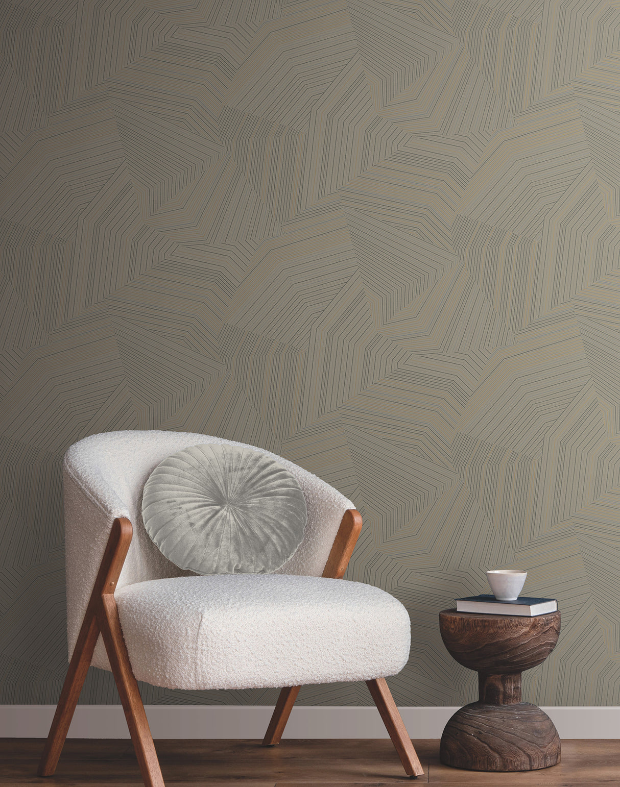 York OI0613 Dotted Maze Glint Wallpaper