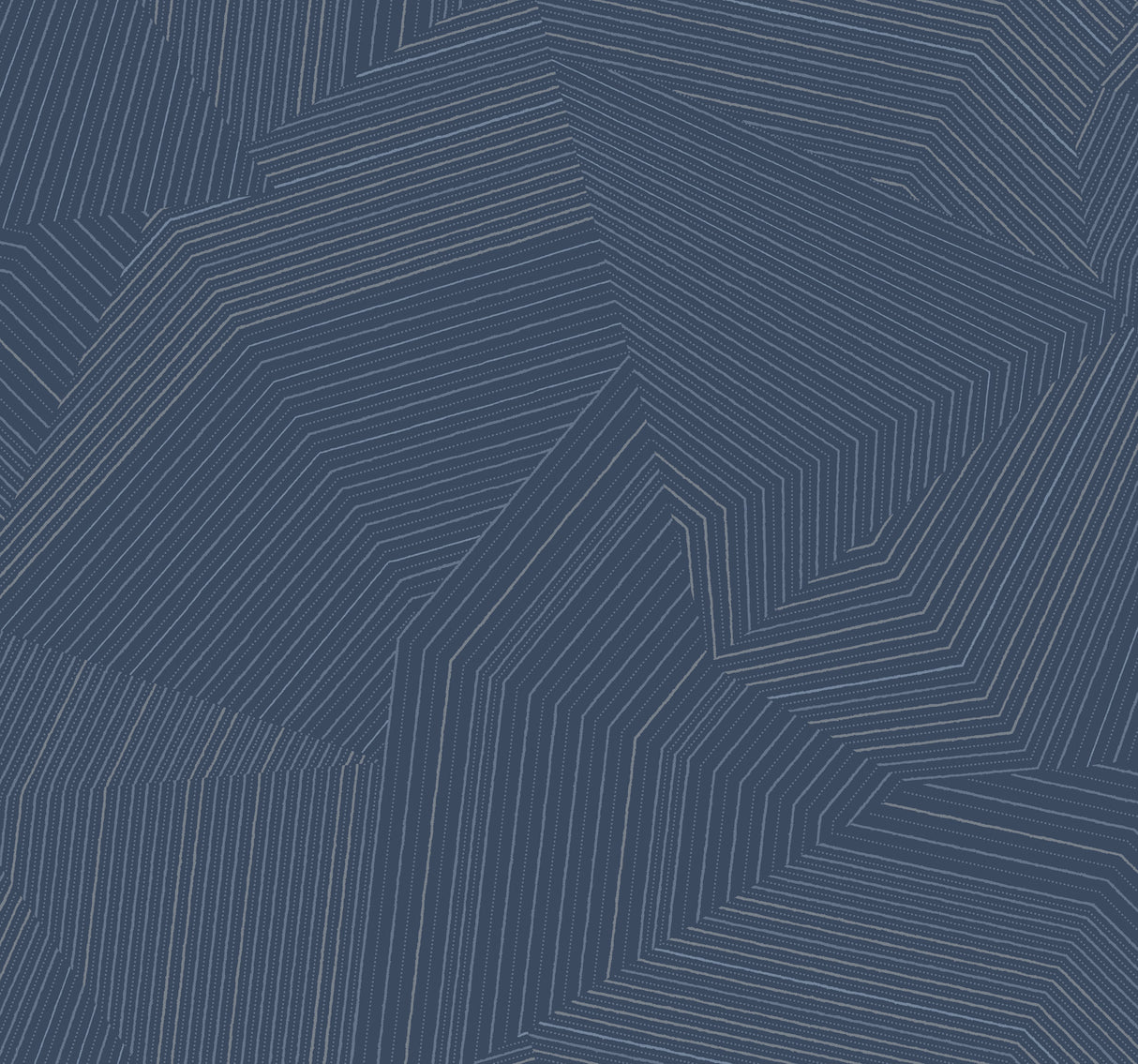 York OI0616 Dotted Maze Navy Wallpaper