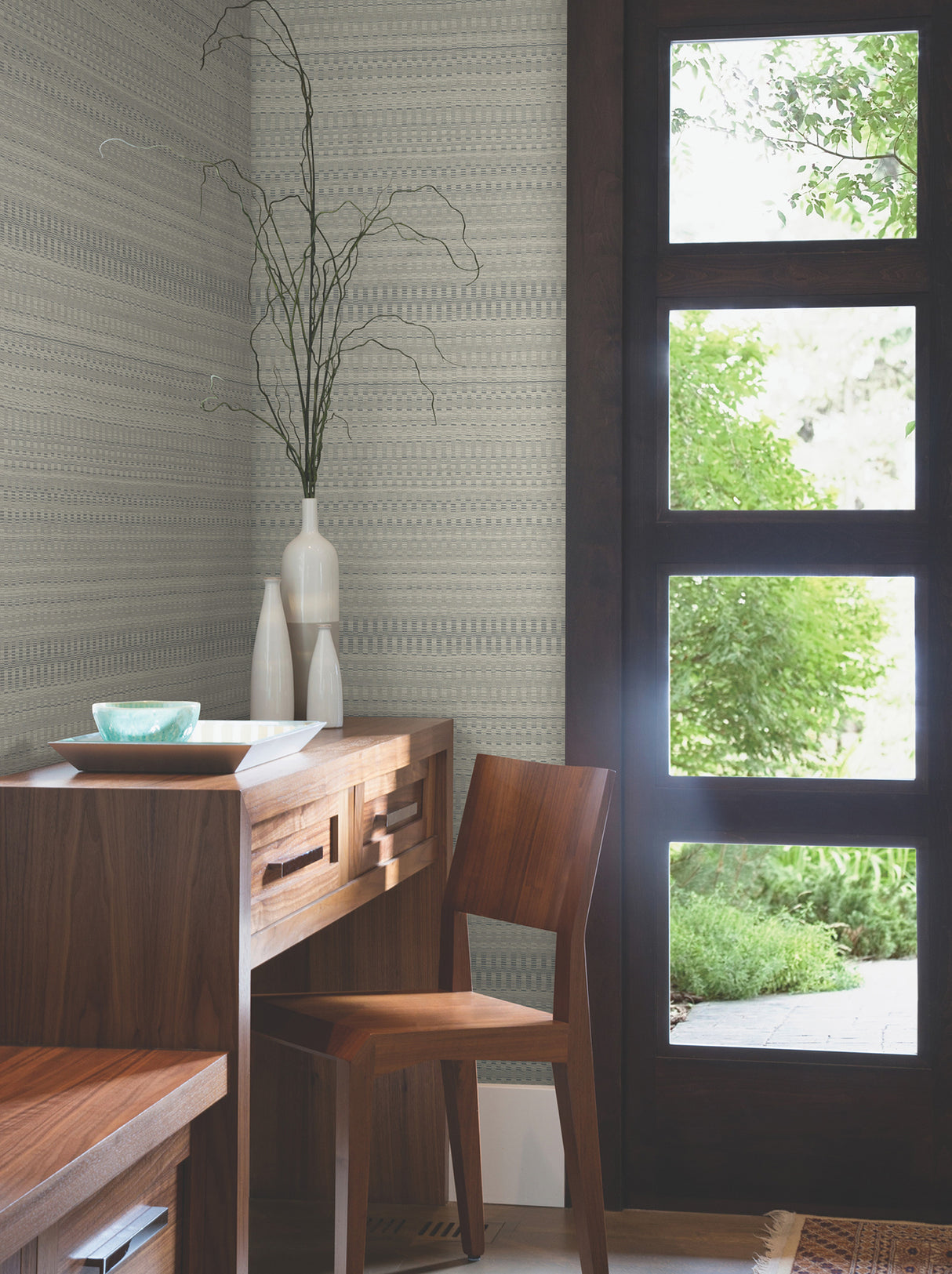 York OI0626 Tapestry Stitch Linen Wallpaper