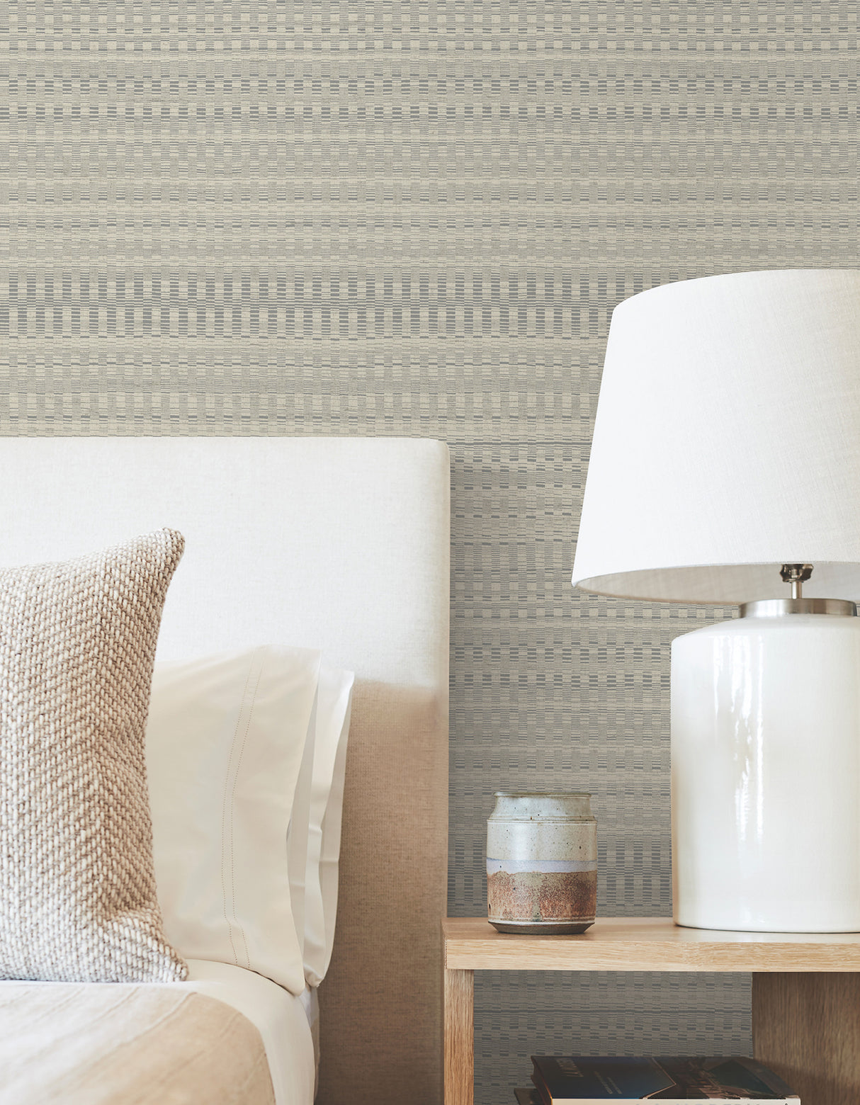 York OI0626 Tapestry Stitch Linen Wallpaper