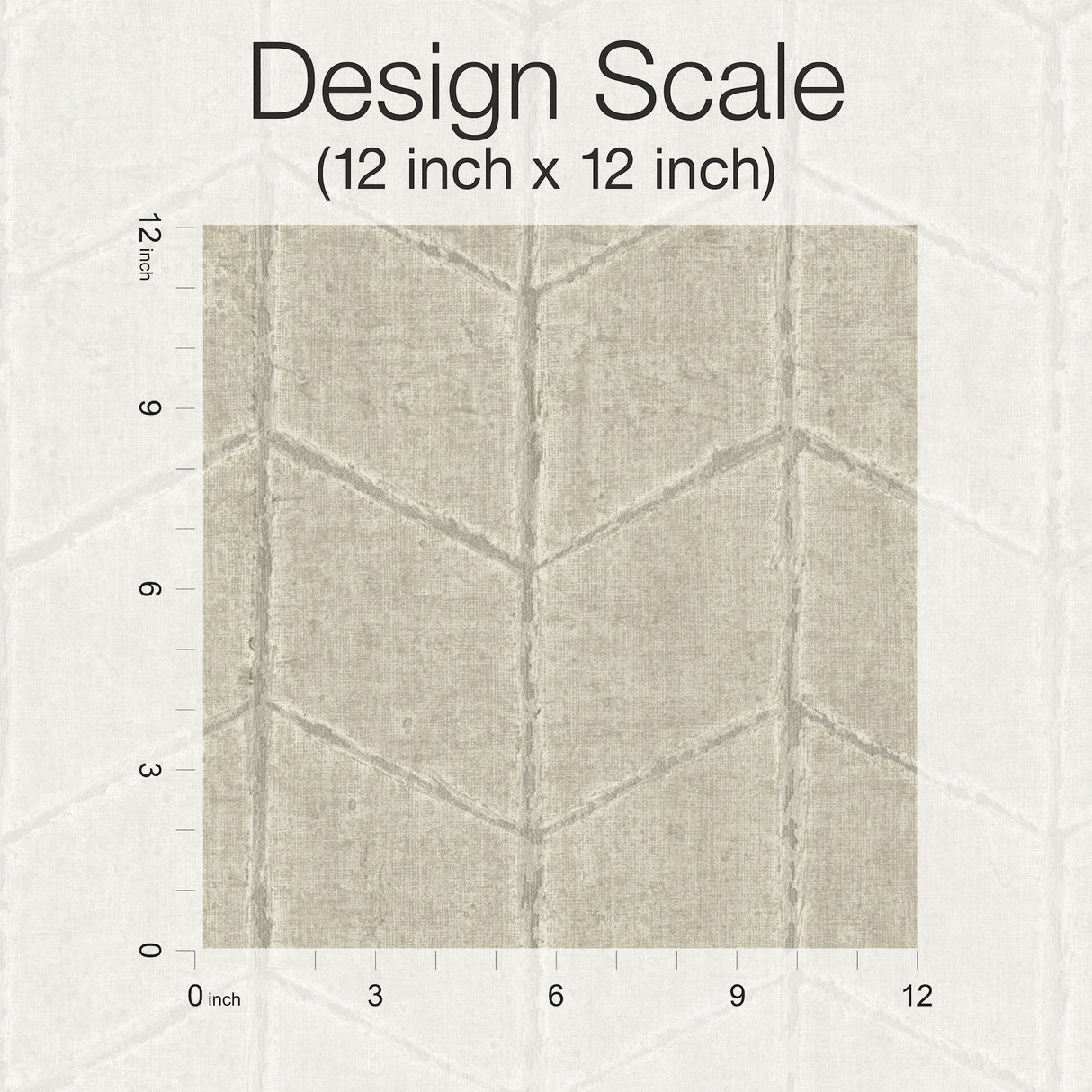 York OI0643 Flatiron Geometric Taupe Wallpaper