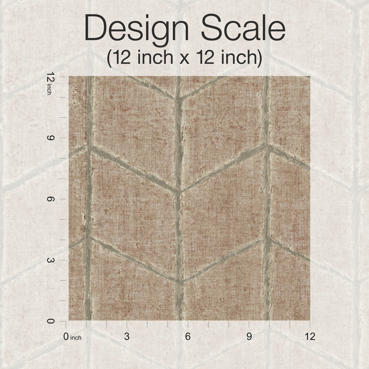 York OI0646 Flatiron Geometric Brick Wallpaper