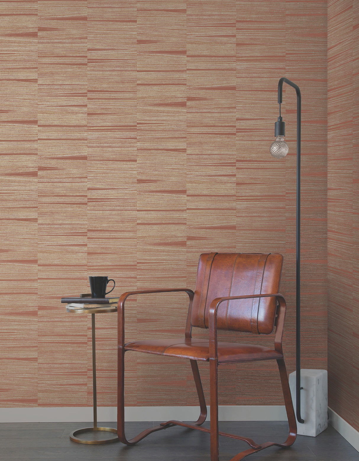 York OI0662 Line Stripe Brick Wallpaper