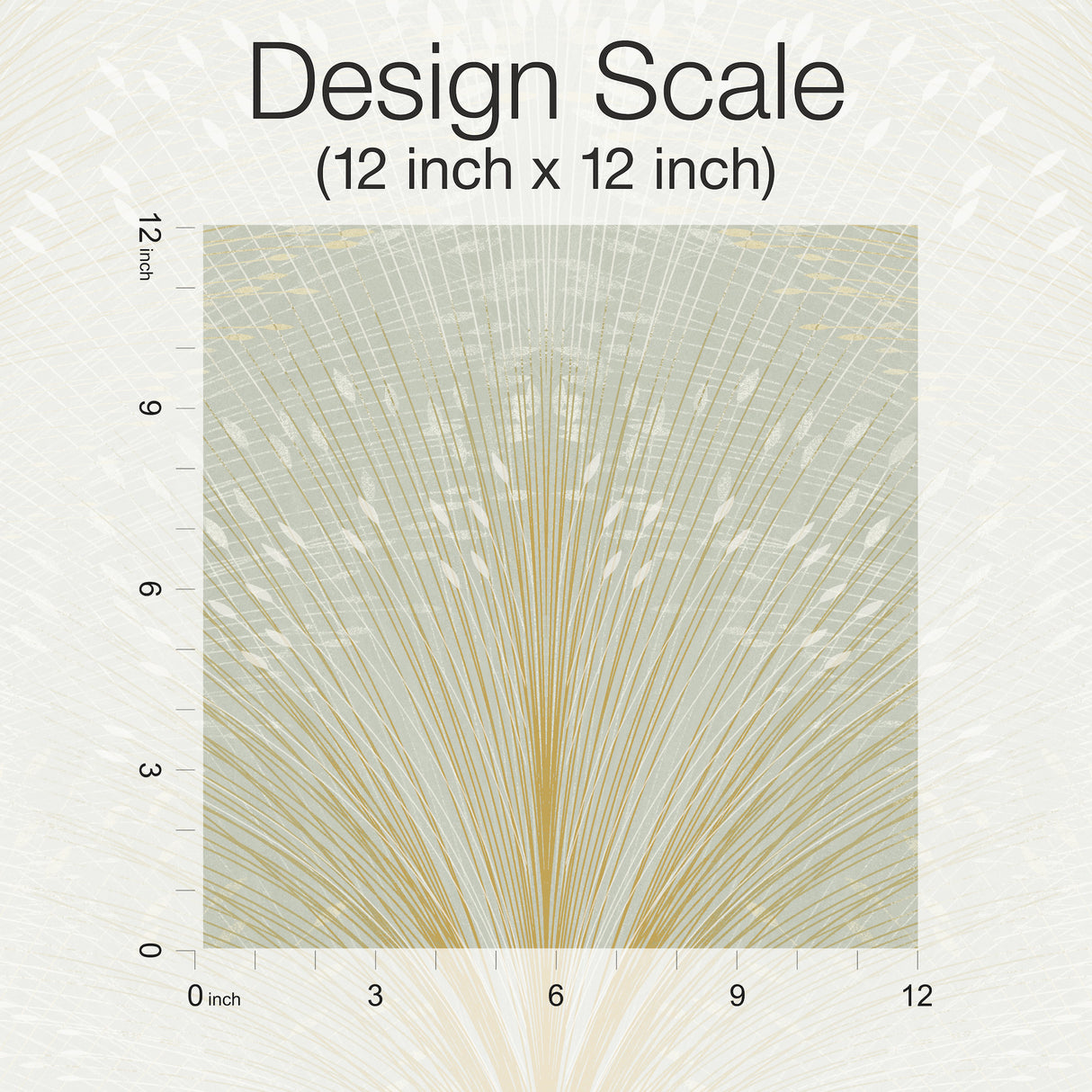 York OI0682 Papyrus Plume Sage Wallpaper