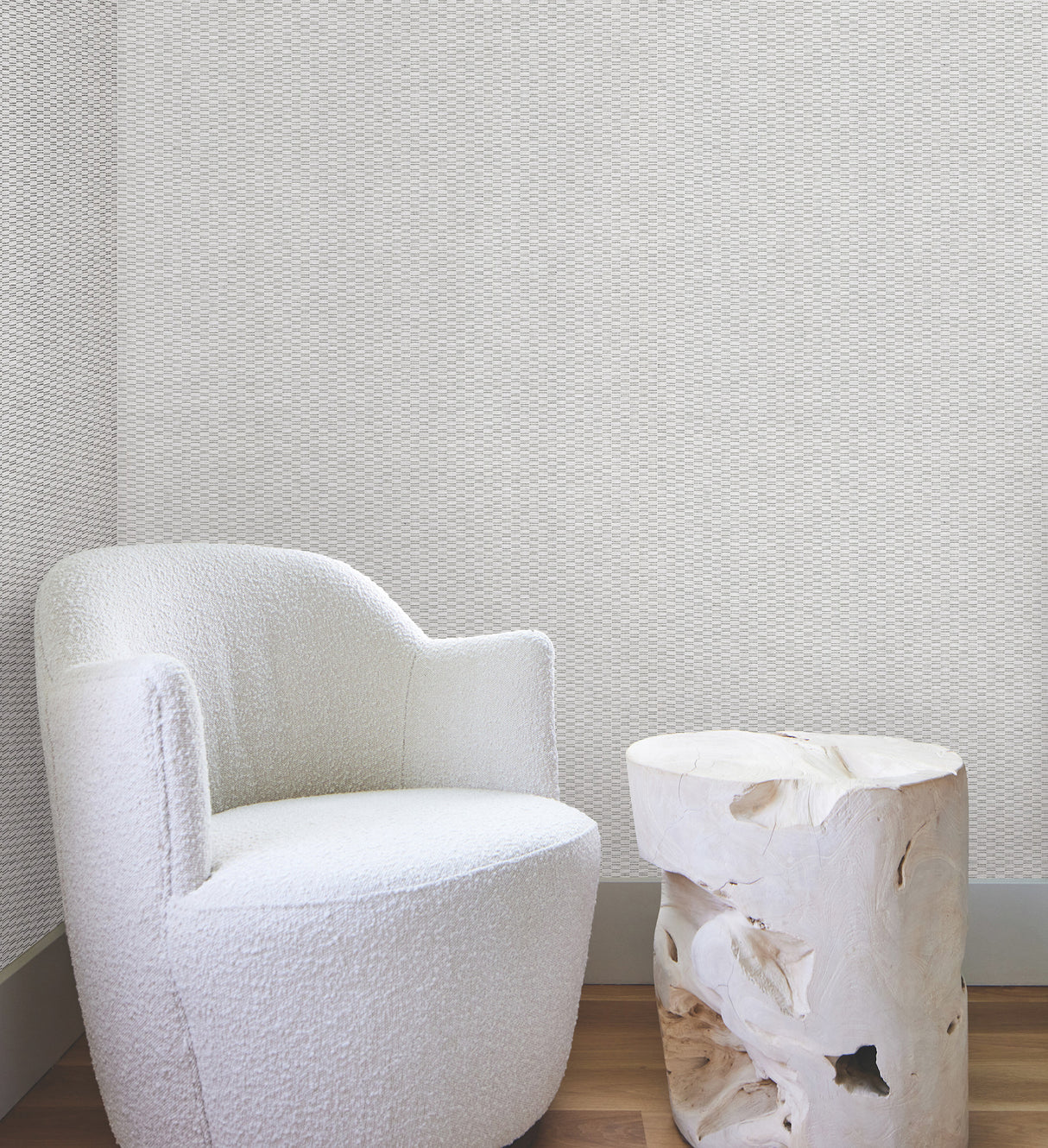 York OI0721 Checkerboard White Wallpaper