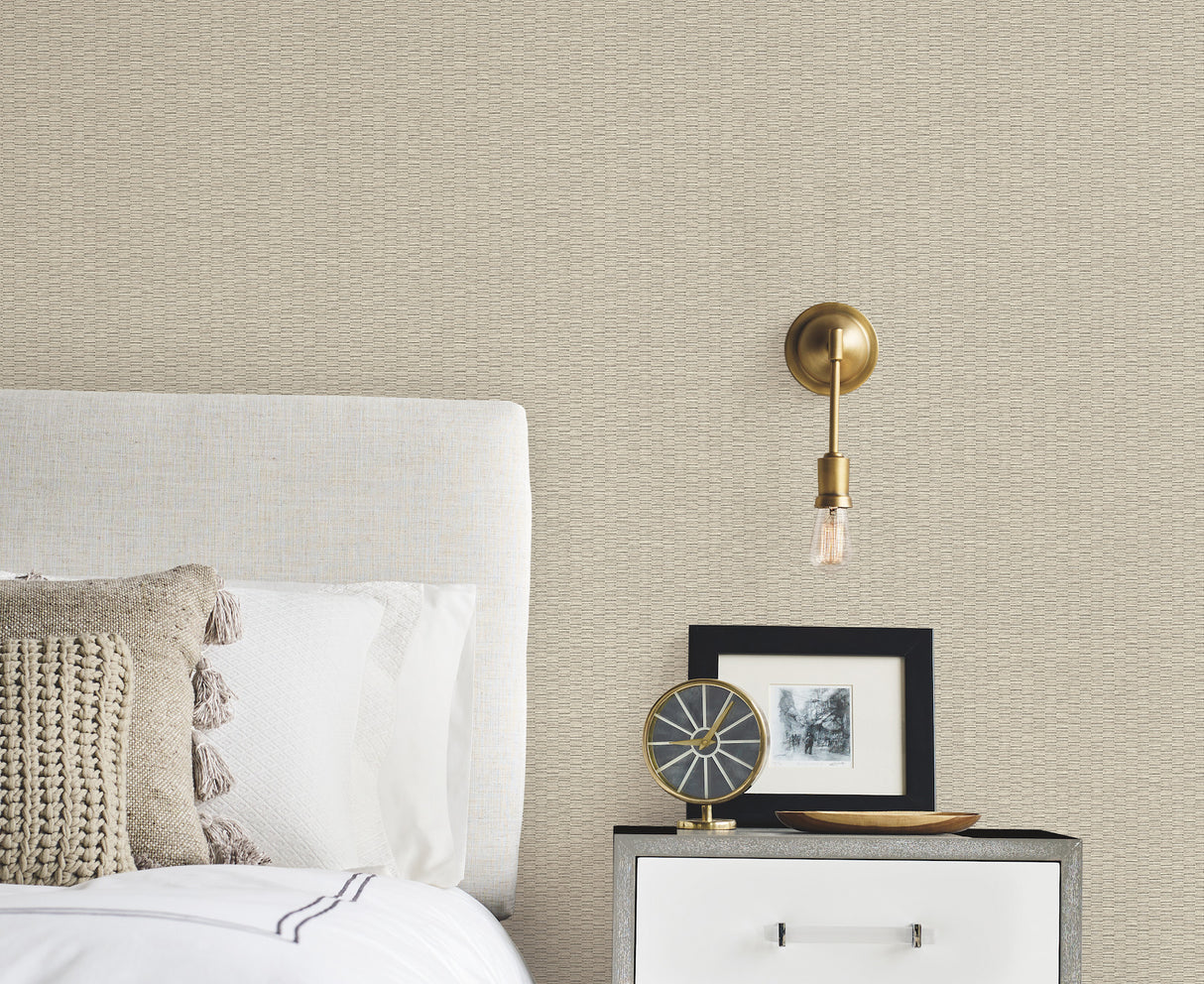 York OI0723 Checkerboard Putty Wallpaper