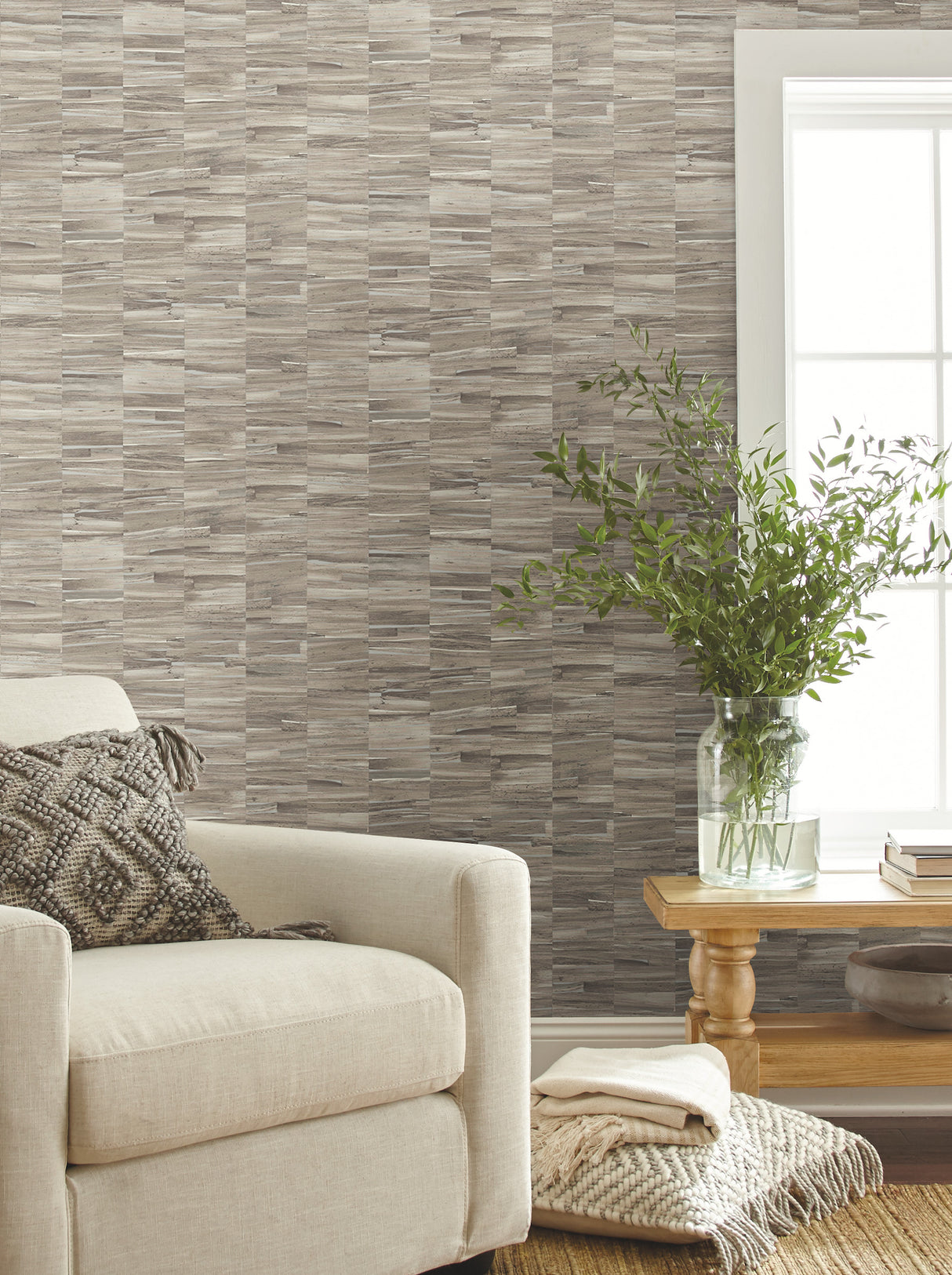 York OM3601 Reserve Grey Wallpaper