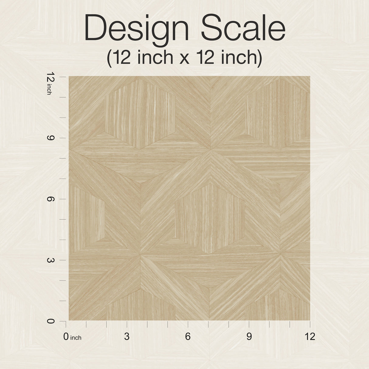 York OM3622 Parquet Tan Wallpaper